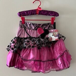 Fancy pink costume dress up play skirt